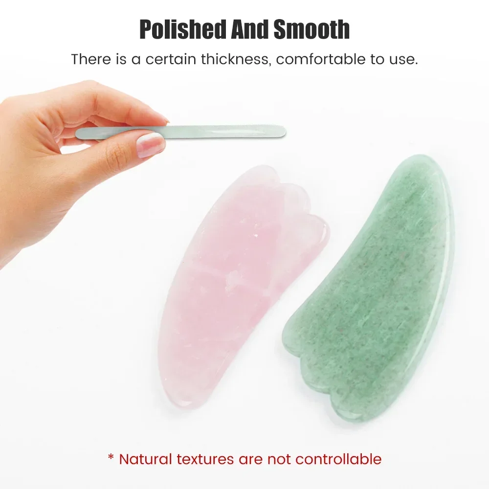 Tablero de masaje Gua Sha de p - Gua Sha Tool Rose Quartz reseña y precio