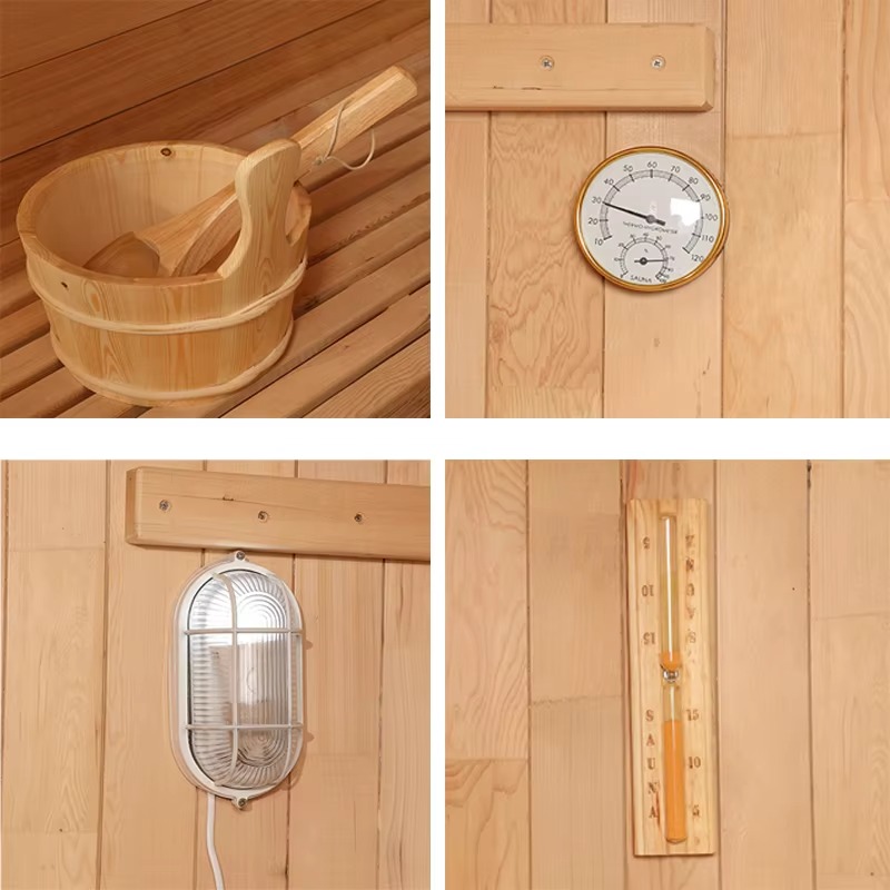 Cabina de Sauna Eléctrica Pers - Spa Wellness Health reseña y precio