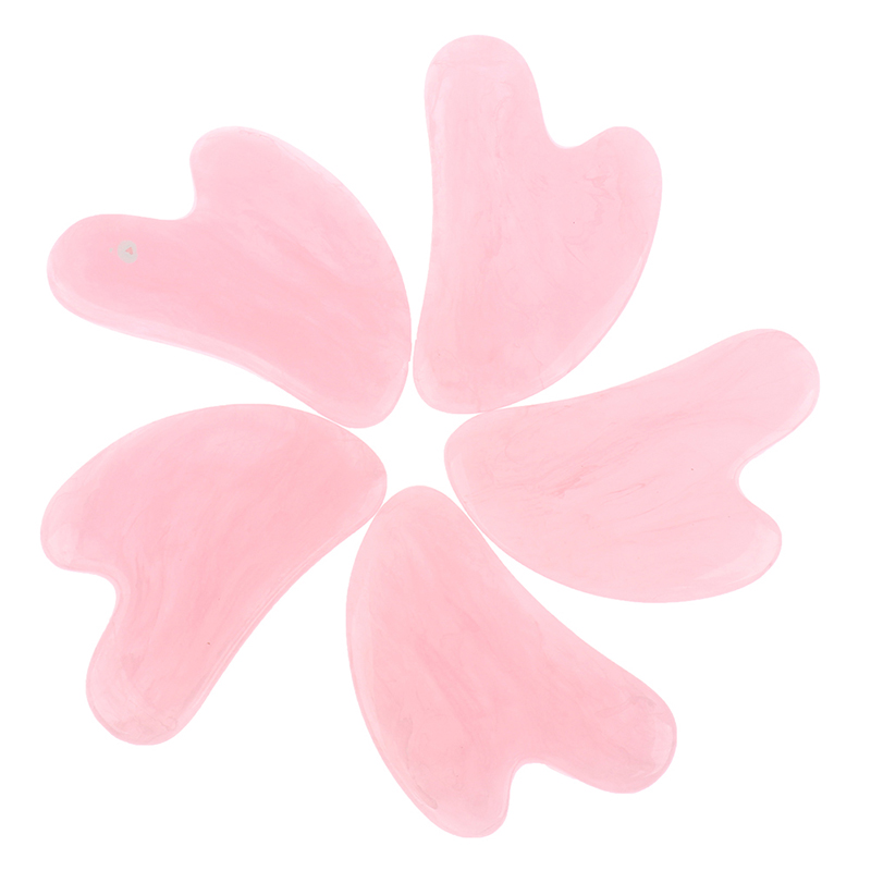 Juego de 5 Piezas de Cuarzo Ro - Gua Sha Tool Rose Quartz reseña y precio