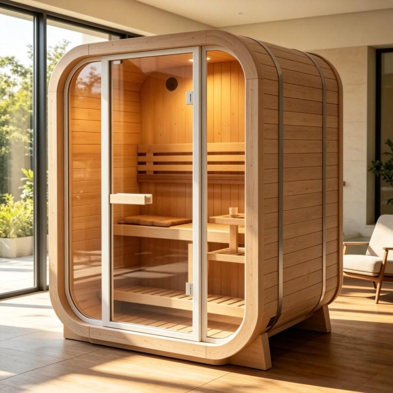 Cabina de Sauna Grande Persona - Spa Wellness And Fitness Center reseña y precio