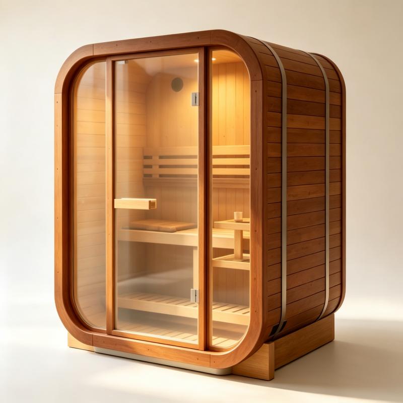Cabina de Sauna Grande Persona - Spa Wellness And Fitness Center reseña y precio