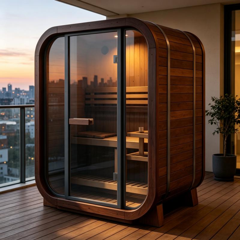 Cabina de Sauna Grande Persona - Spa Wellness And Fitness Center reseña y precio
