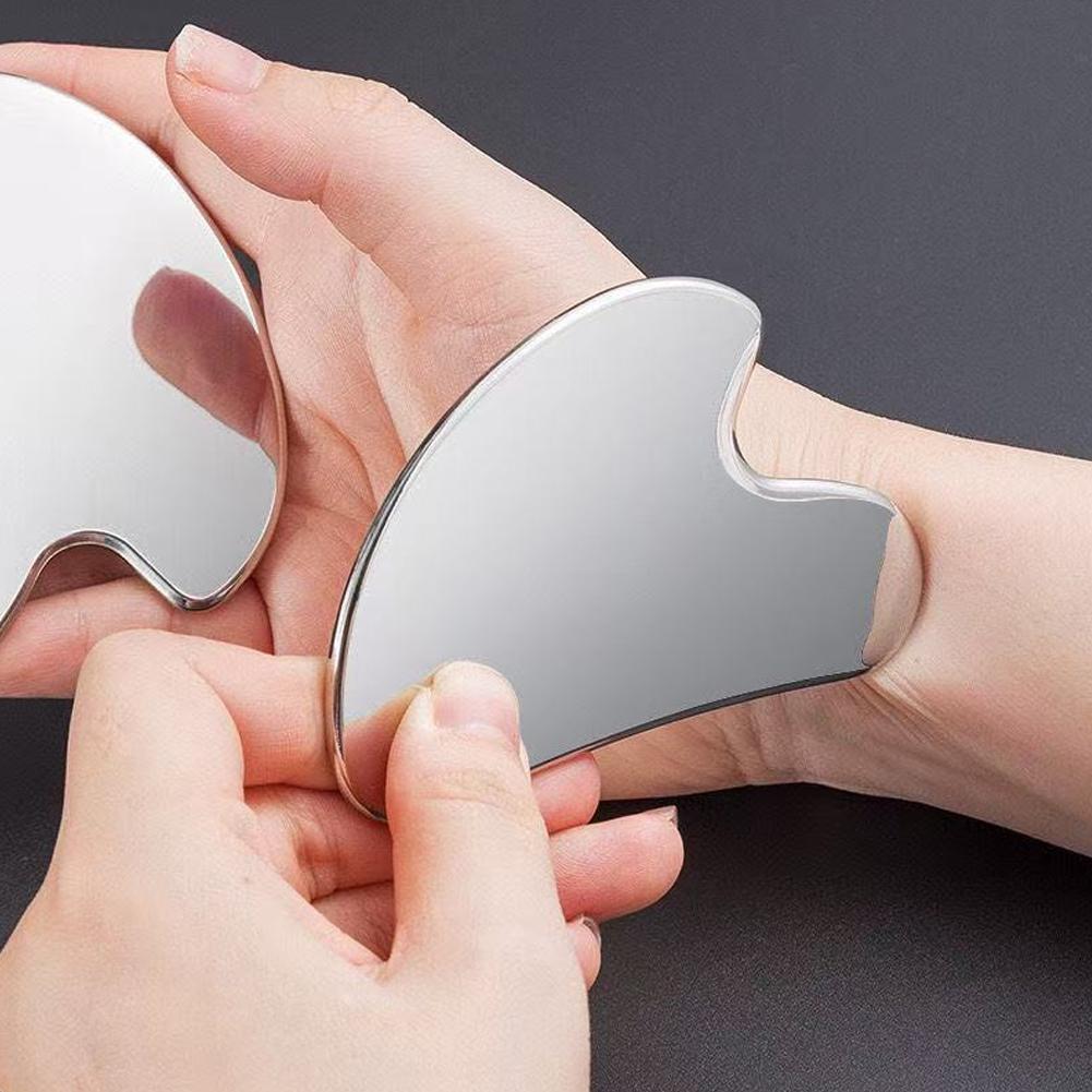 Tabla Gua Sha de acero inoxida - Gua Sha Tool Rose Quartz reseña y precio