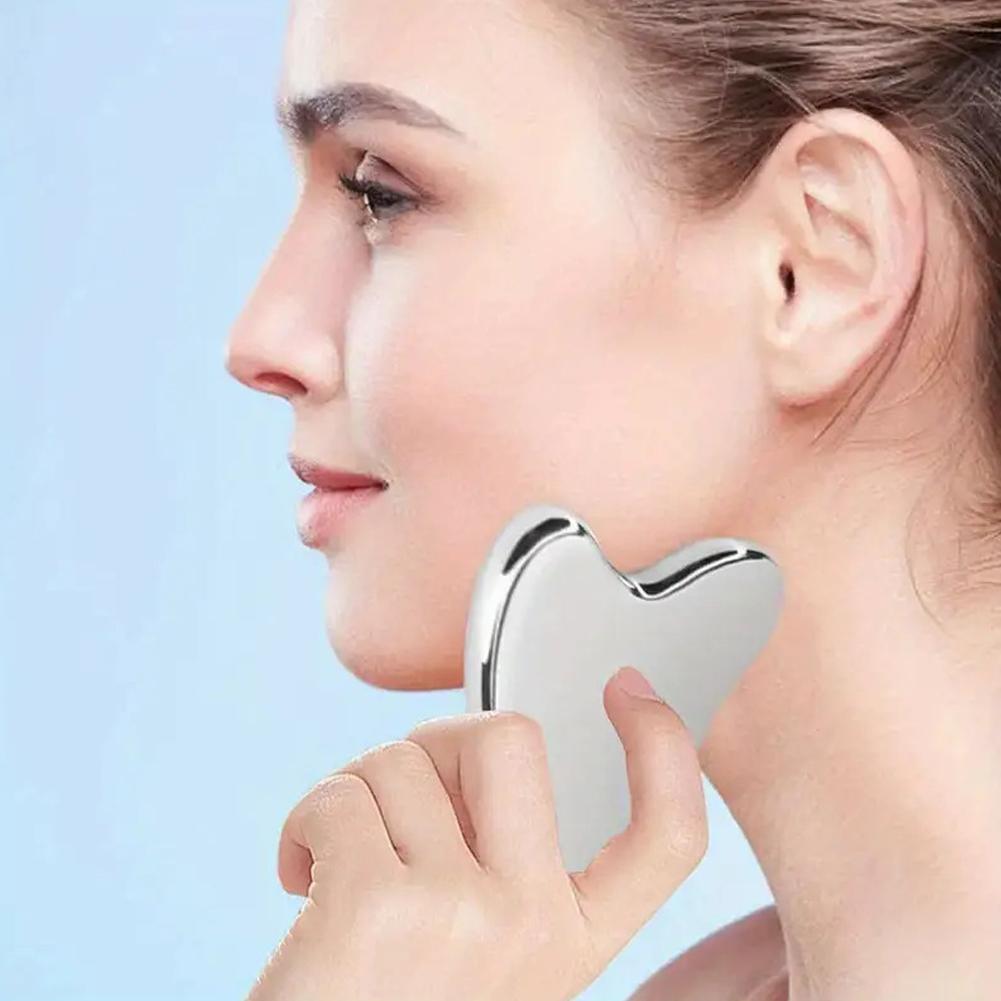 Tabla Gua Sha de acero inoxida - Gua Sha Tool Rose Quartz reseña y precio
