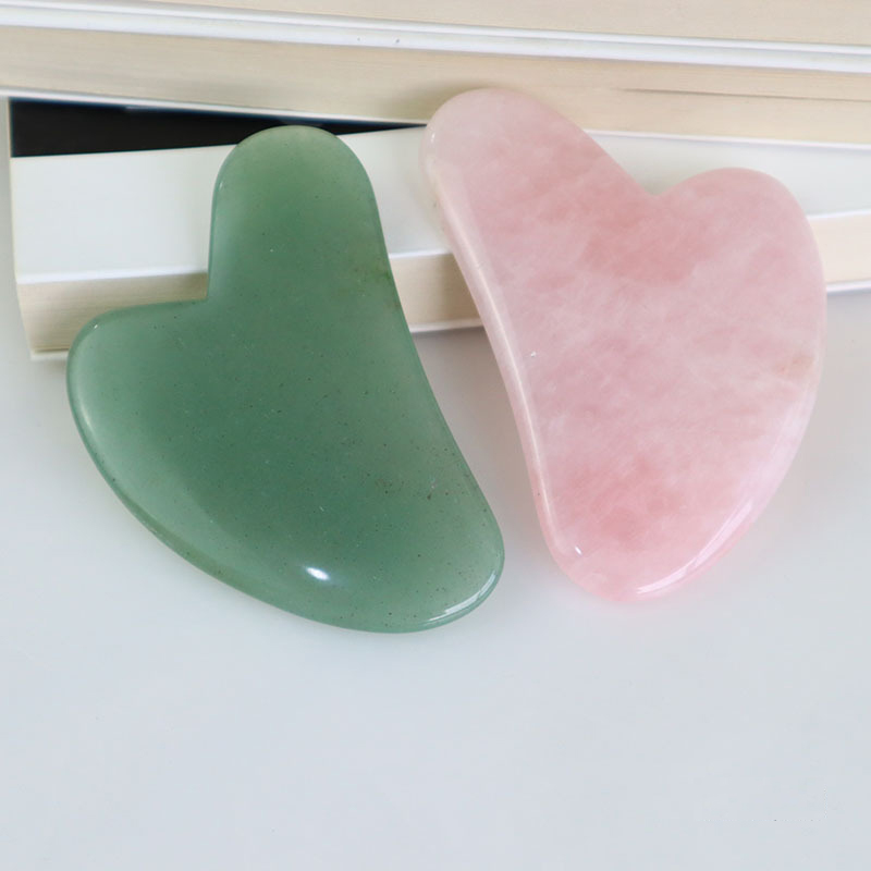 Herramienta de masaje de Cuarz - Gua Sha Tool Rose Quartz reseña y precio