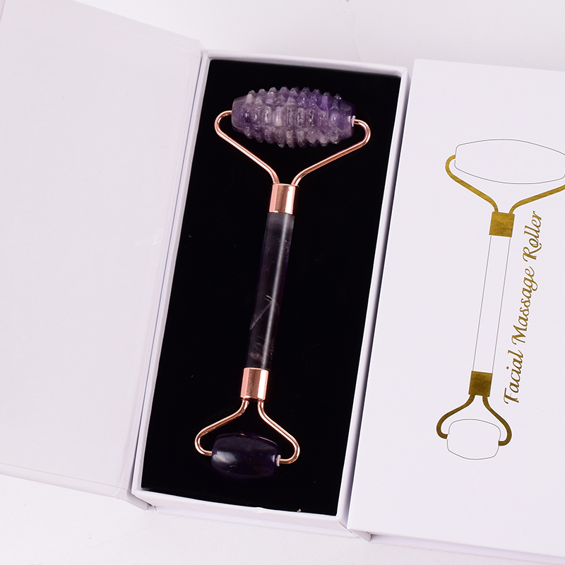 Rodillo facial de diente de si - Gua Sha Tool Rose Quartz reseña y precio