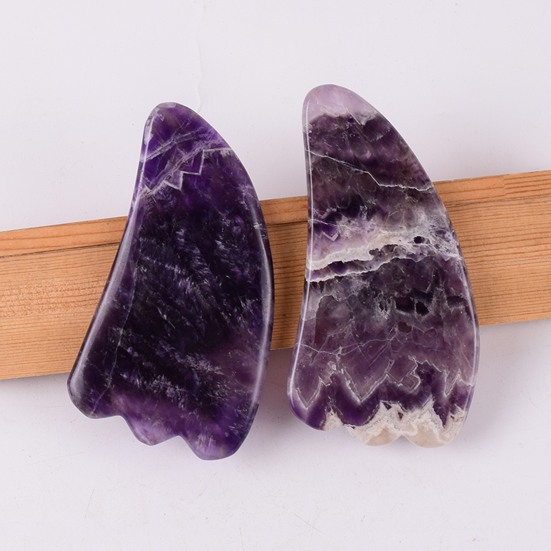 Rodillo facial de diente de si - Gua Sha Tool Rose Quartz reseña y precio